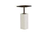 Icon Chairside Table w/ Scagliola Base