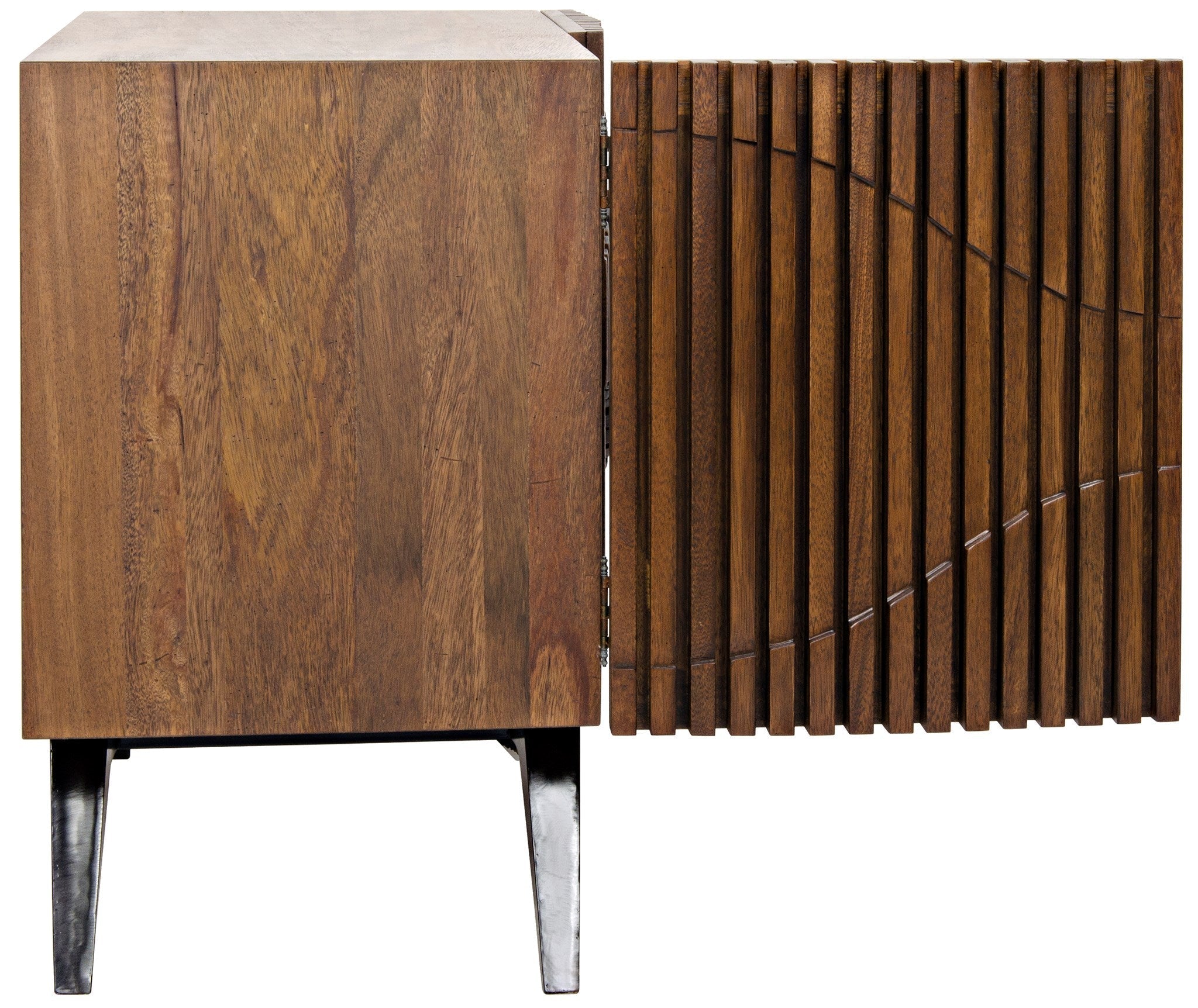 Illusion Single Sideboard - Walnut - - Furniture - Tipplergoods