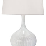 Ivory Ceramic Table Lamp - Decor - Tipplergoods