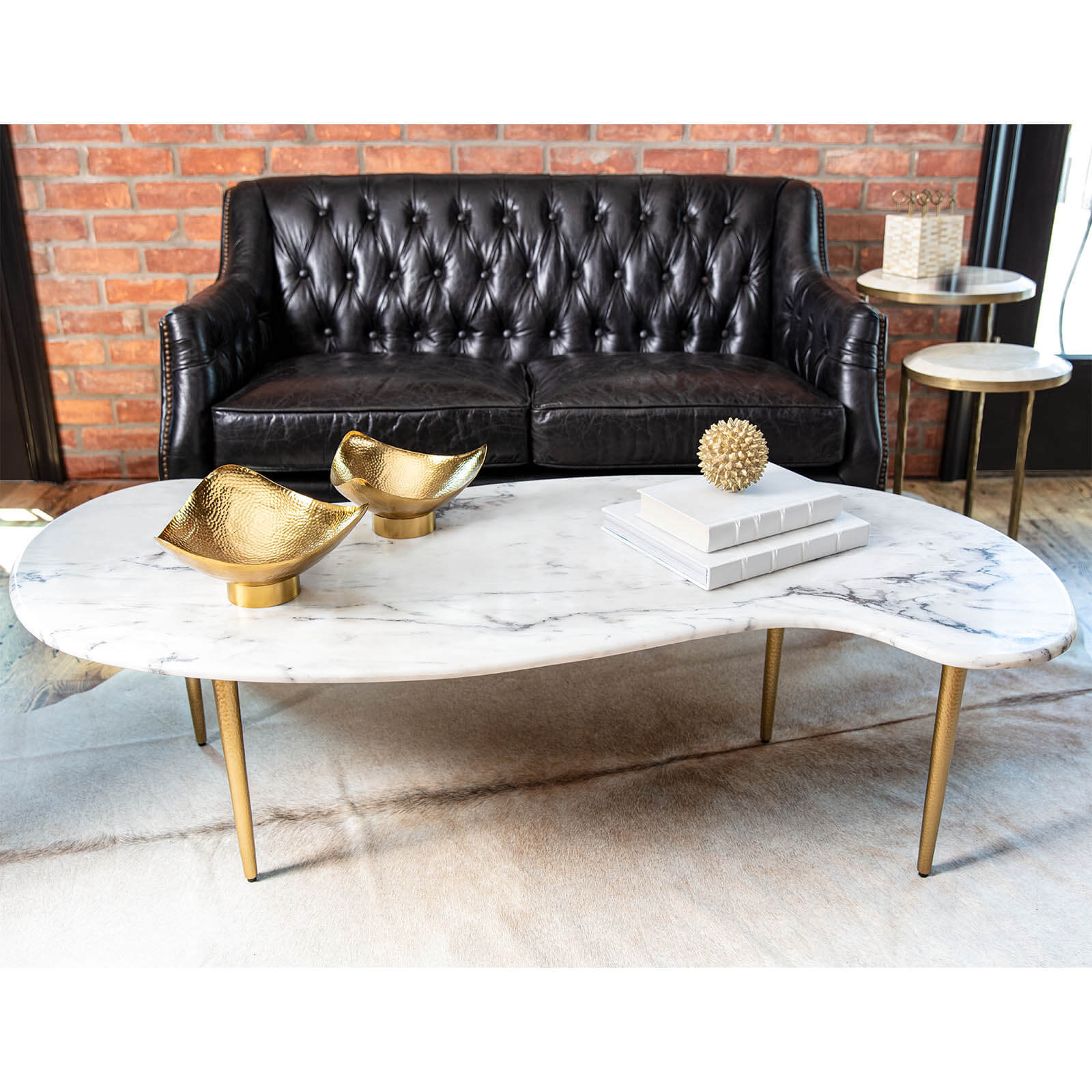 Jagger Marble Cocktail Table - Furniture - Tipplergoods