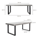 Jedrik Outdoor Dining Table Large - Outdoor Furniture - Tipplergoods