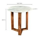 Jinxx Drinks Table - White - - Furniture - Tipplergoods
