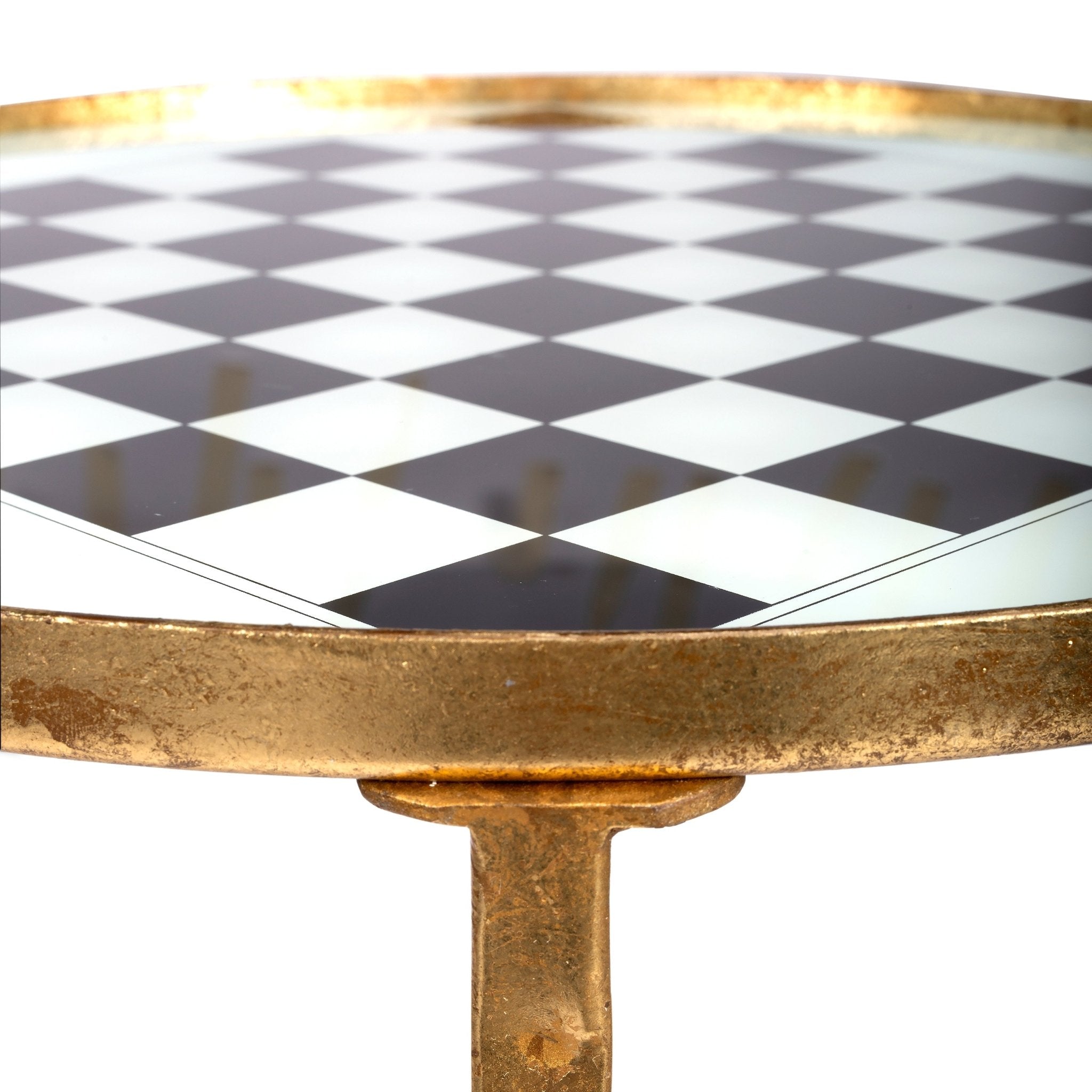 Judith Antique Gold Game Table - Gaming - Tipplergoods