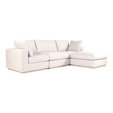 Justin Lounge Modular Sectional Taupe - Furniture - Tipplergoods