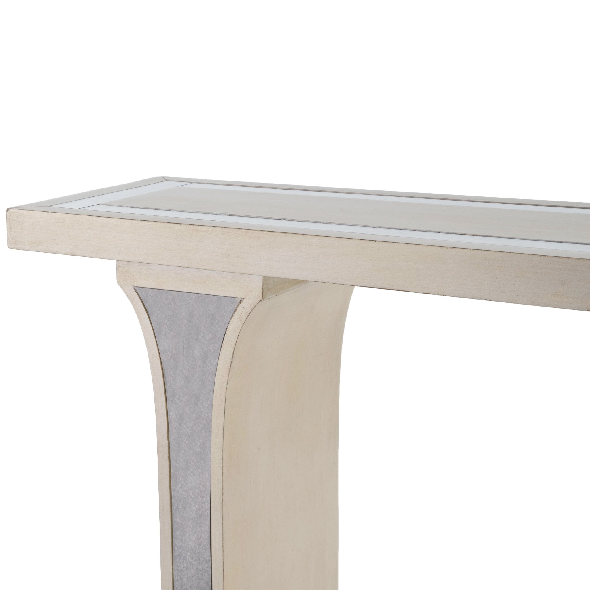 Katya Silver & Mirrored Console Table - Furniture - Tipplergoods