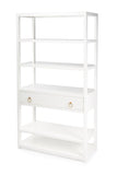 Lark Bookshelf - White - - Furniture - Tipplergoods