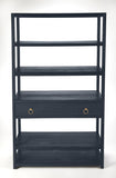 Lark Bookshelf - Navy Blue - - Furniture - Tipplergoods
