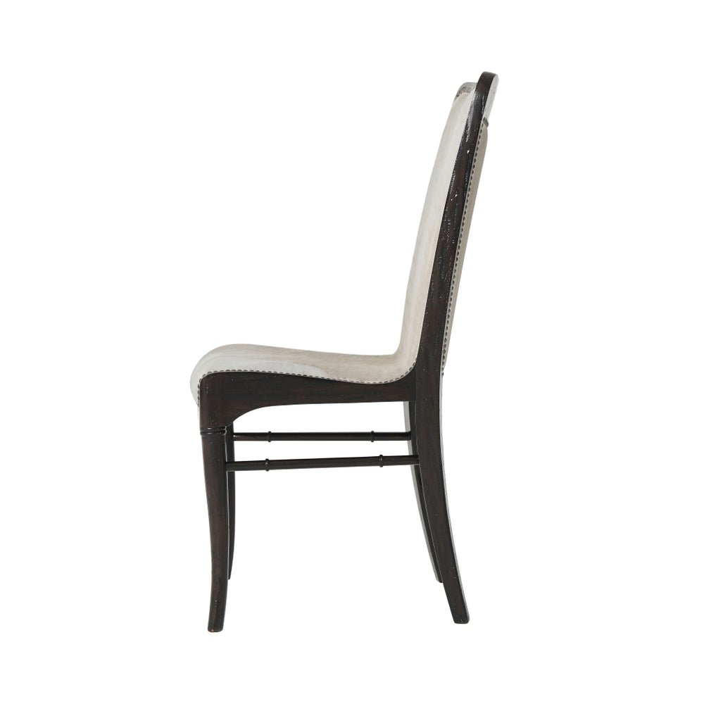 Leather Sling Dining Chair - Old English - DC - - Furniture - Tipplergoods