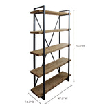 Lex 5 Level Shelf Natural - Furniture - Tipplergoods
