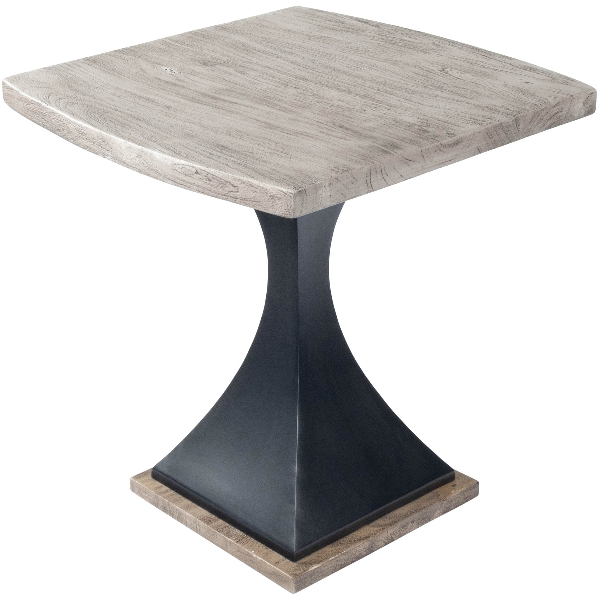 Lidiya Gray Wood & Metal End Table - Furniture - Tipplergoods