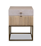 Linen Front Occasional Table
