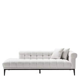 Lounge Sofa Aurelio right avalon white