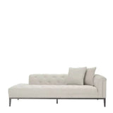 Lounge Sofa Cesare right pebble grey