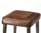 Maxine Leather Bar Stool - Furniture - Tipplergoods