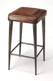 Maxine Leather Bar Stool - Furniture - Tipplergoods