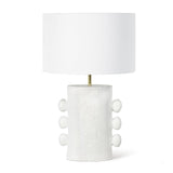 Maya Metal Table Lamp - White - - Decor - Tipplergoods