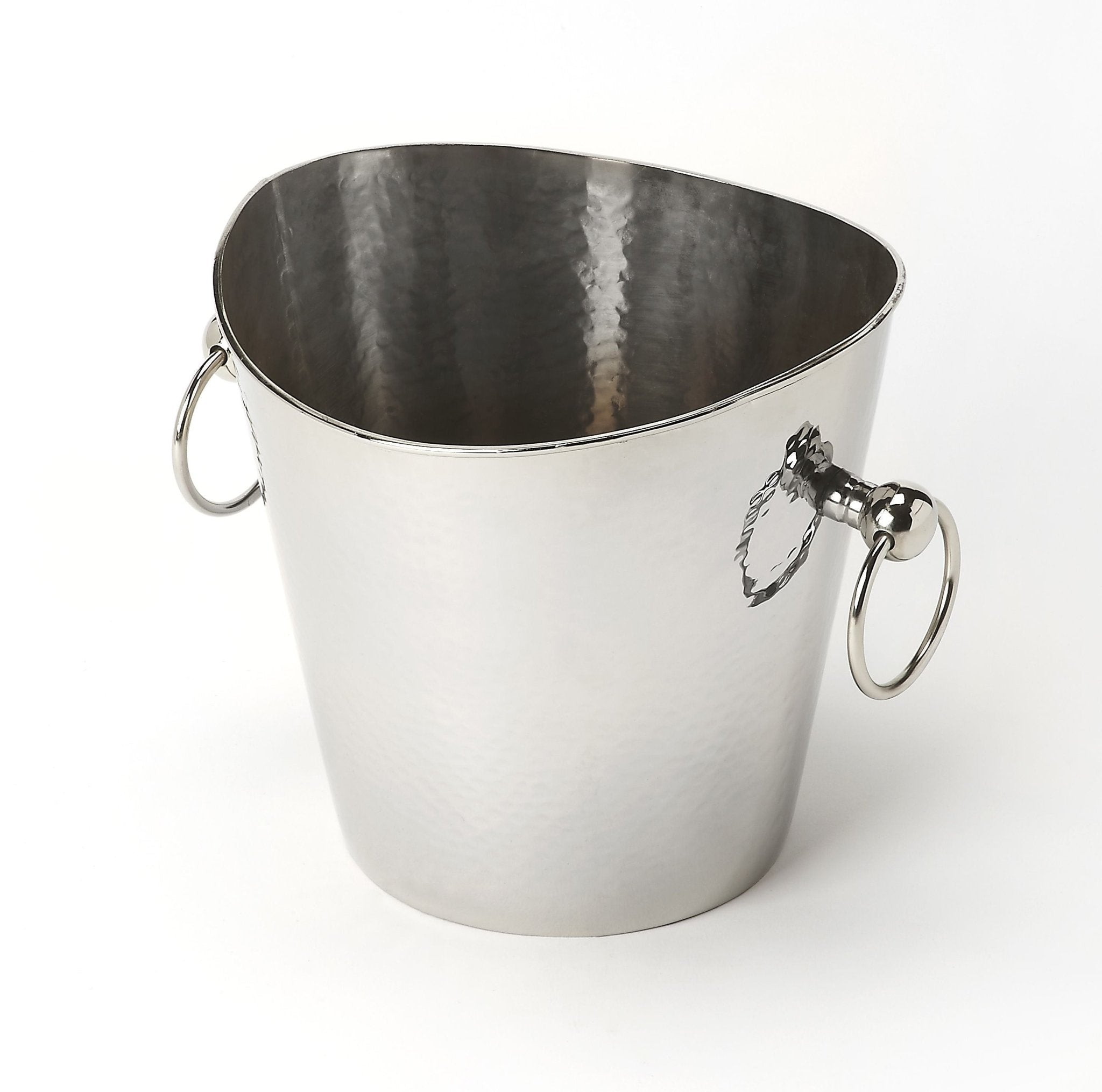Mendocino Hammered Stainless Steel Wine Bucket - Barware - Tipplergoods