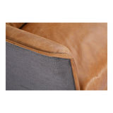 Messina Leather Sofa Cognac - Furniture - Tipplergoods