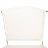Milo Accent Chair - White Leather - - Furniture - Tipplergoods