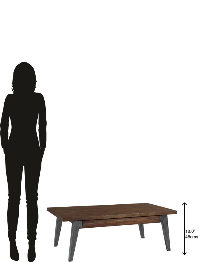 Monterey Point Splayed Leg Cocktail Table - Furniture - Tipplergoods