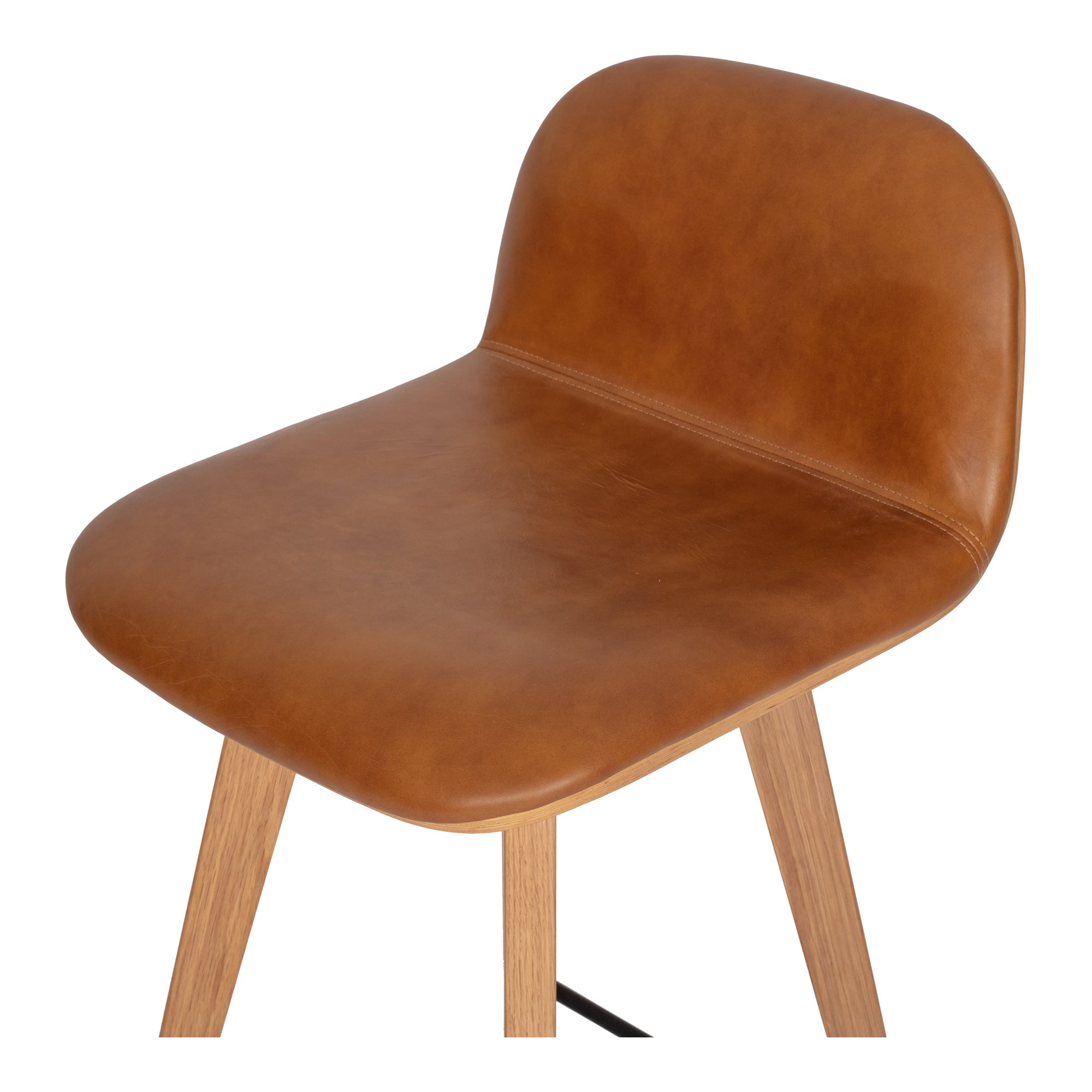 Napoli Leather Barstool Tan - Furniture - Tipplergoods