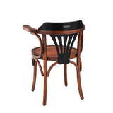 Navy Chair - Black & Honey Distressed French Finish - - Furniture - Tipplergoods