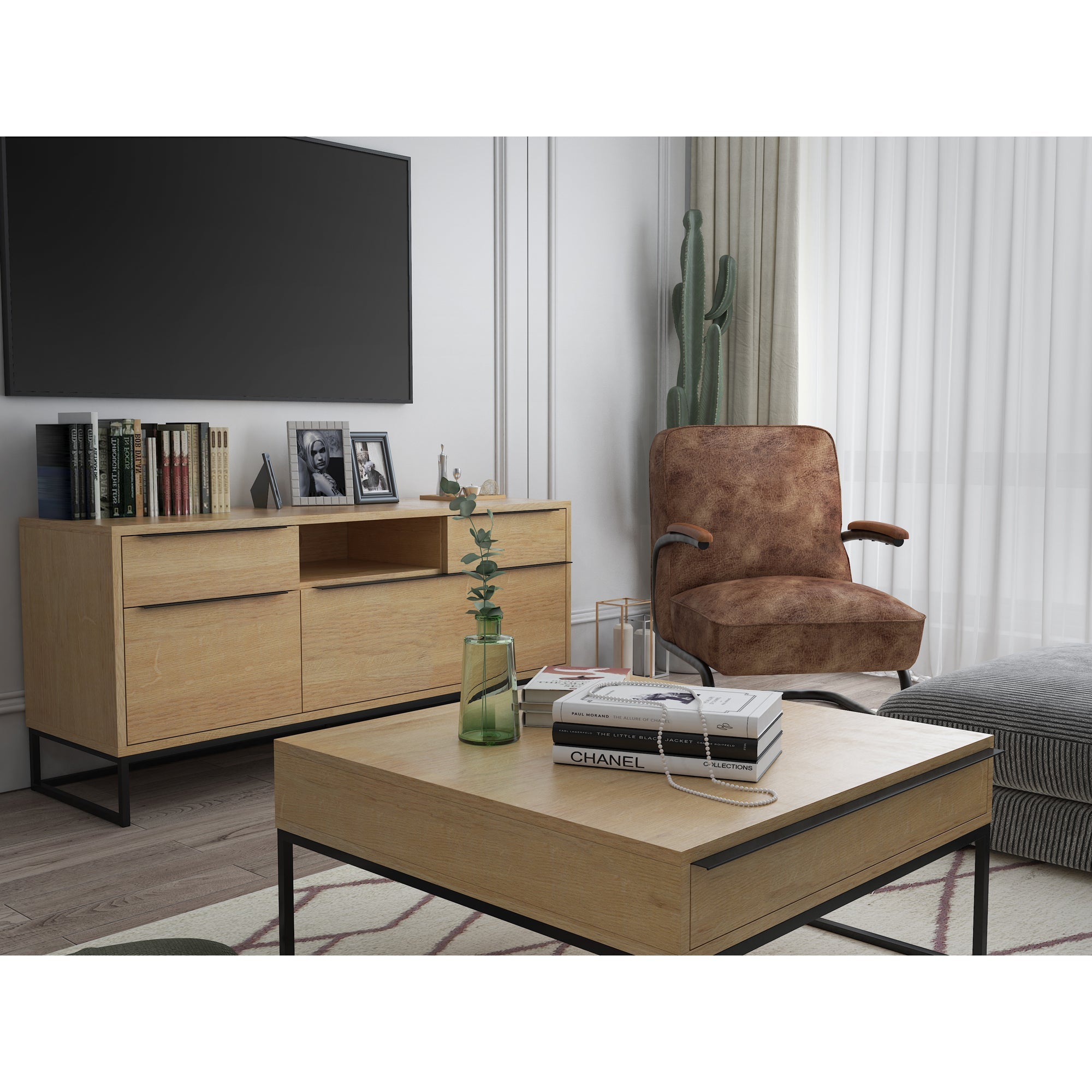 Nevada Media Cabinet - Furniture - Tipplergoods