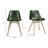 Omni Dining Chair - Green - - Furniture - Tipplergoods