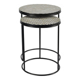 Optic Nesting Tables Set Of 2 - Furniture - Tipplergoods