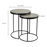 Optic Nesting Tables Set Of 2 - Furniture - Tipplergoods