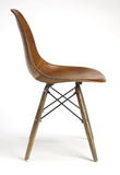 Orson Brown Leather Side Chair - Furniture - Tipplergoods