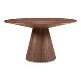 Otago Dining Table 54In Round - Brown - - Furniture - Tipplergoods