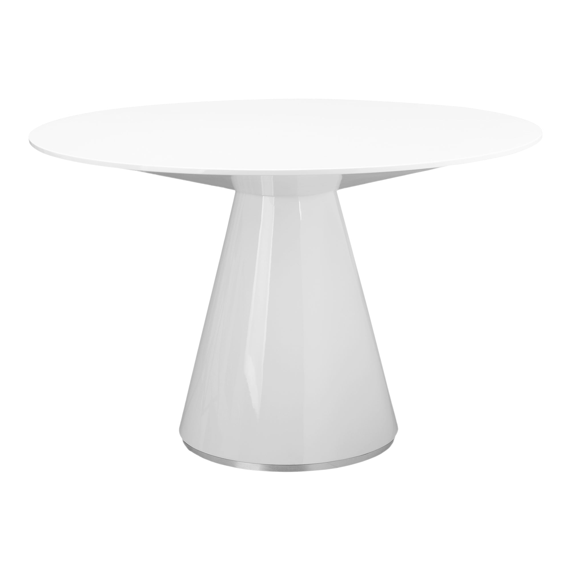Otago Dining Table Round - White - - Furniture - Tipplergoods