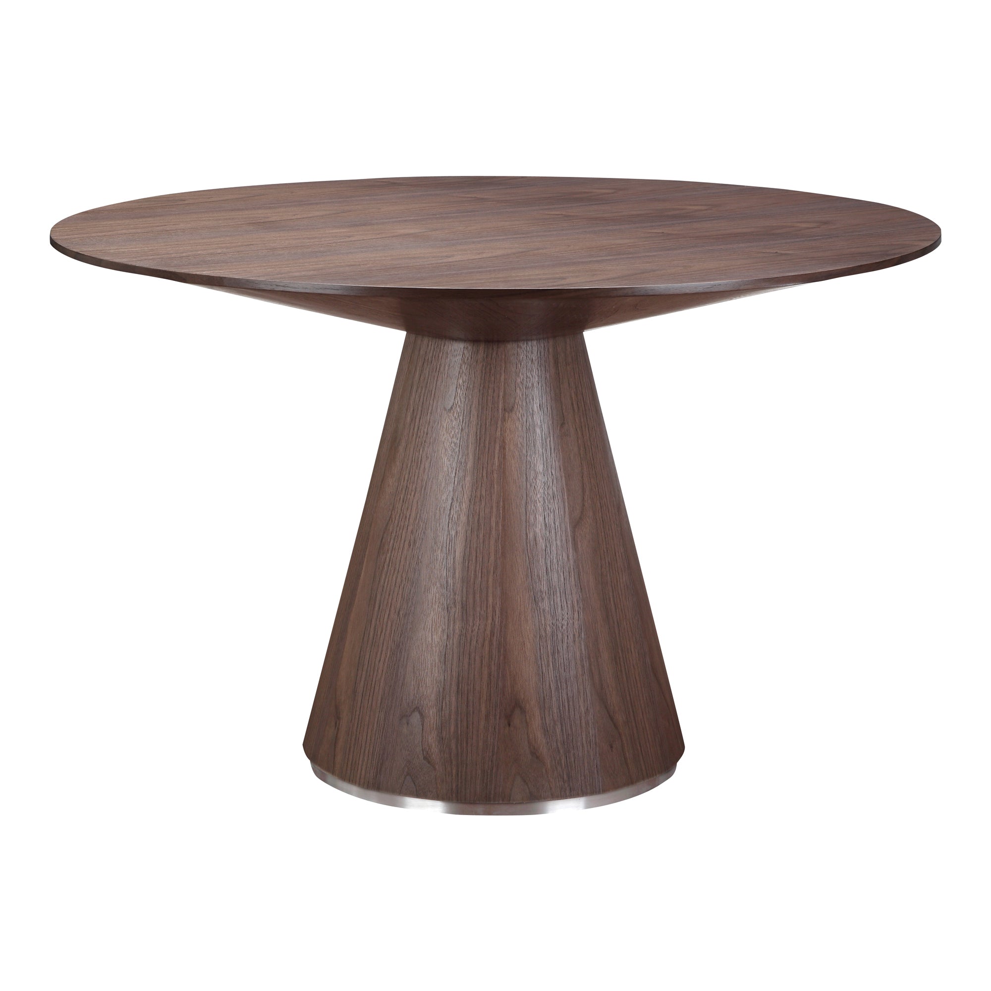Otago Dining Table Round - Brown - - Furniture - Tipplergoods