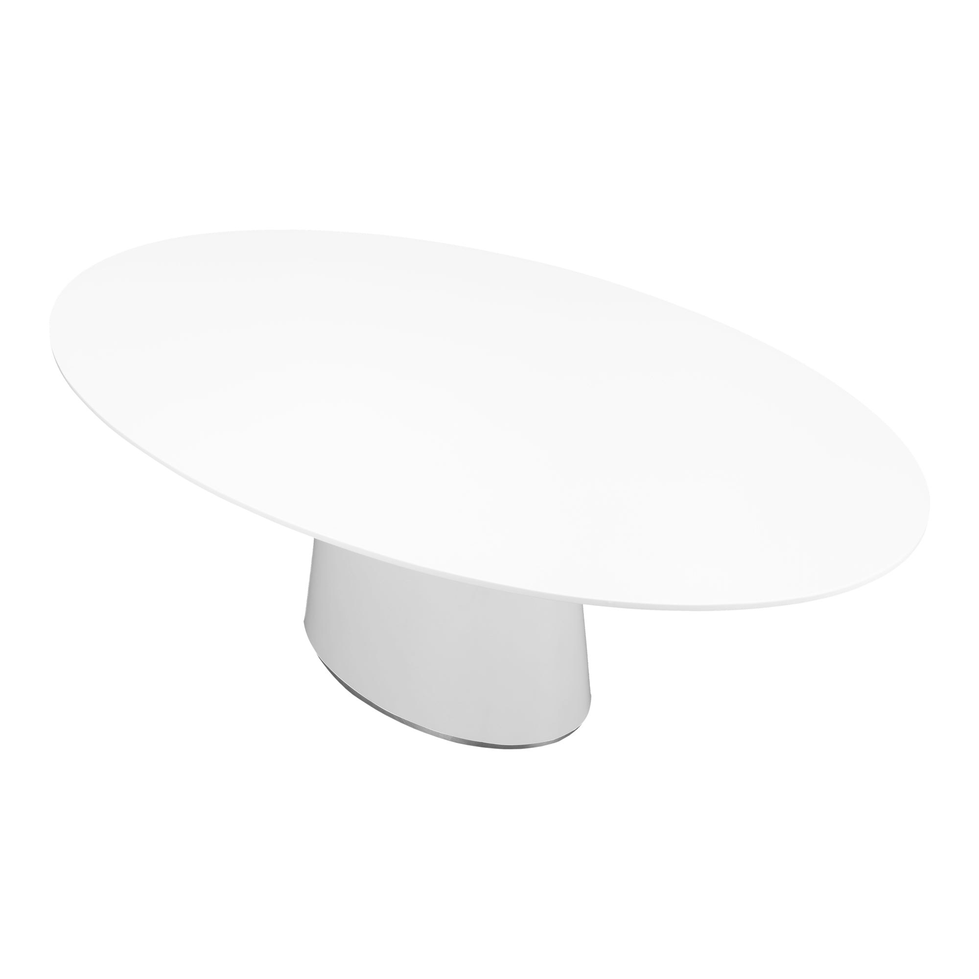 Otago Oval Dining Table - White - - Furniture - Tipplergoods