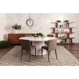 Otago Oval Dining Table - White - - Furniture - Tipplergoods