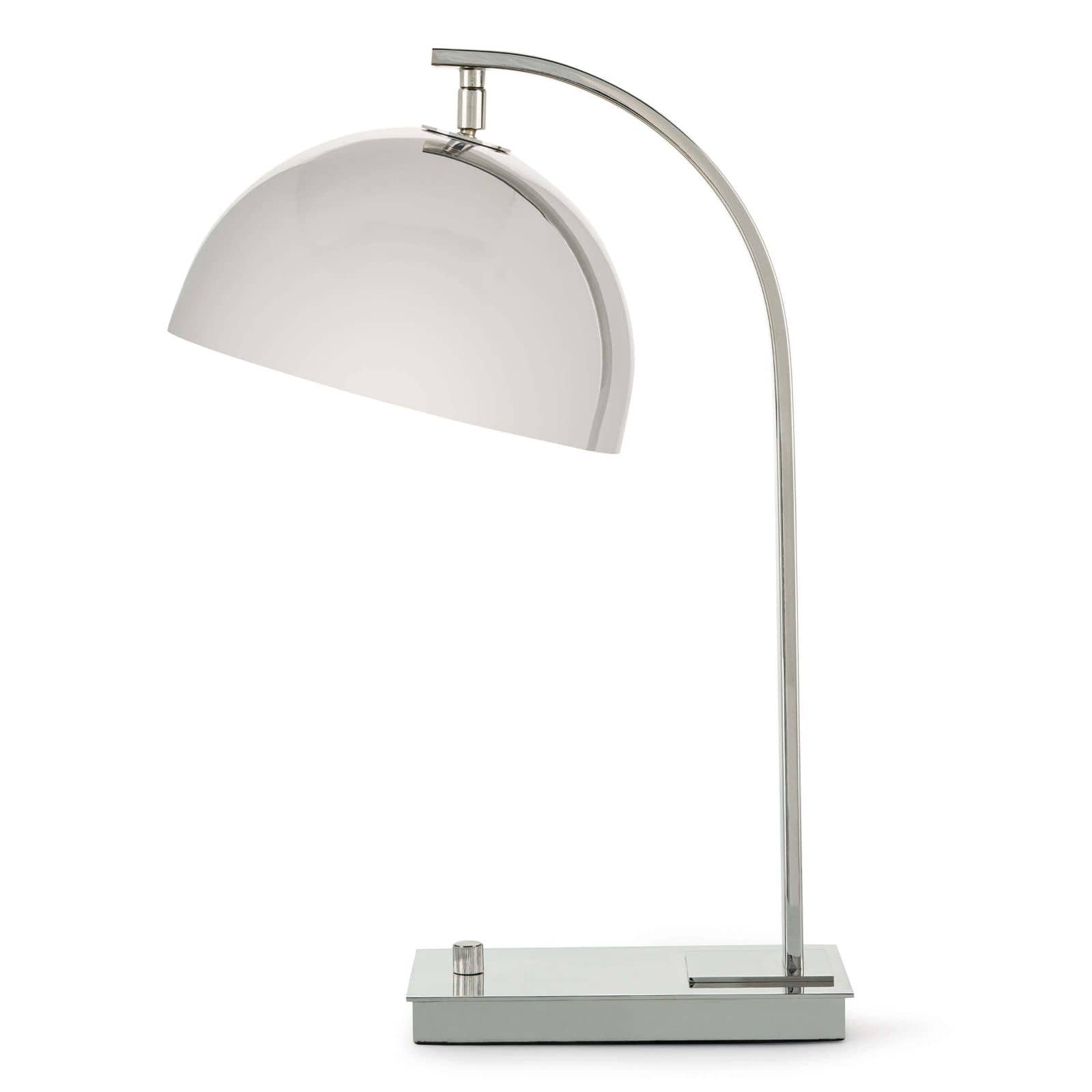 Otto Desk Lamp - Polished Nickel - - Decor - Tipplergoods