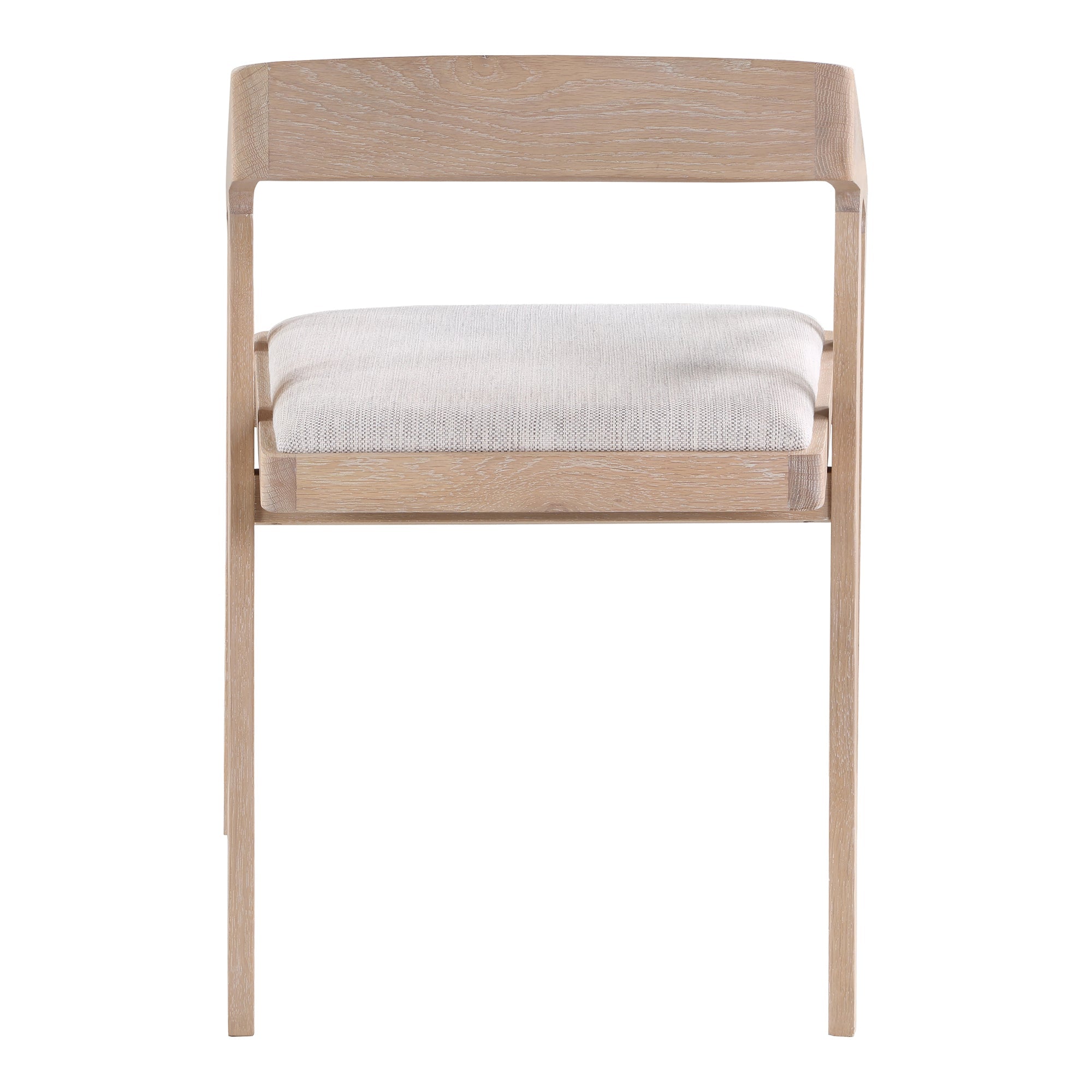Padma Oak Arm Chair Light Grey - Furniture - Tipplergoods