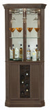 Piedmont Corner Wine & Bar Cabinet - Aged Auburn - - Furniture - Tipplergoods