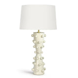 Pom Pom Ceramic Table Lamp - White - - Decor - Tipplergoods