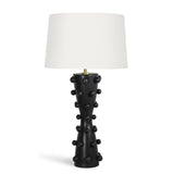 Pom Pom Ceramic Table Lamp - Black - - Decor - Tipplergoods