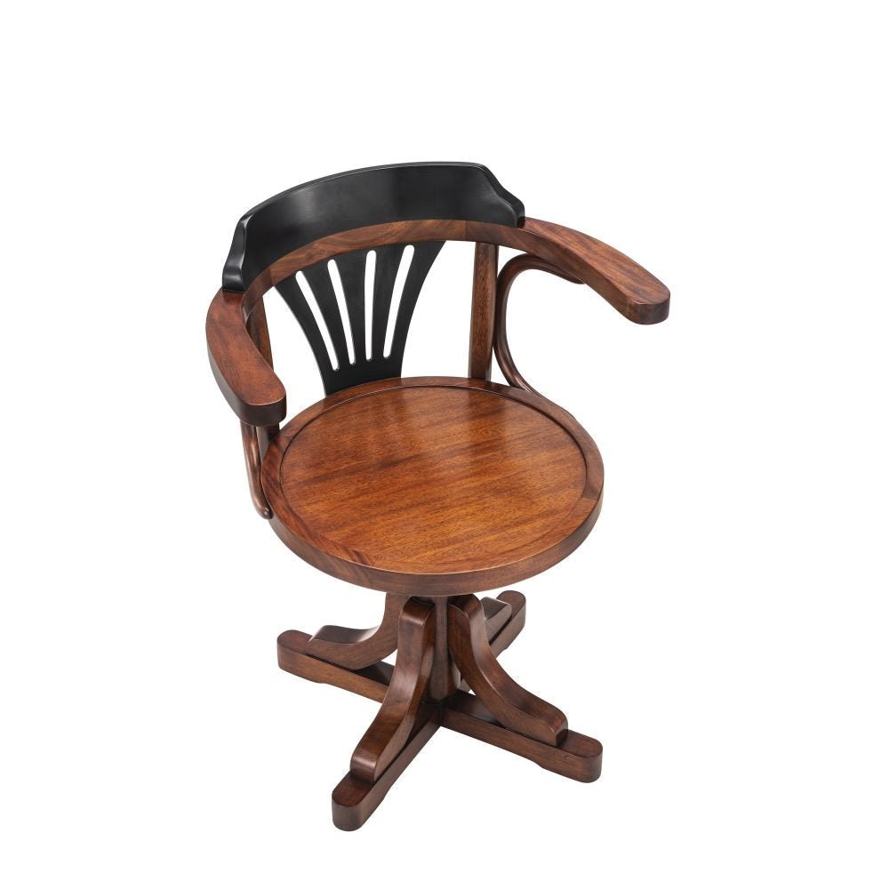 Purser's Chair - Black & Honey - - Furniture - Tipplergoods