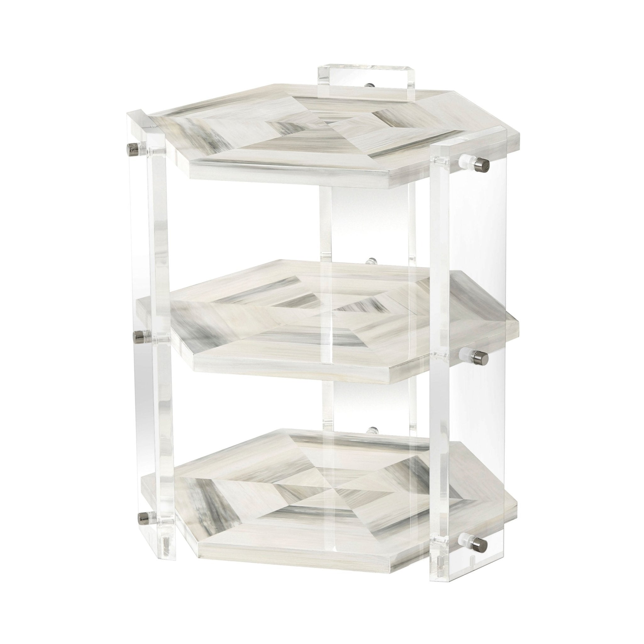 Quadrilateral Tiers Drinks Table - Furniture - Tipplergoods