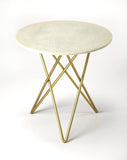 Quantum White Marble Bunching Table