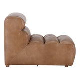 Ramsay Leather Slipper Chair Tan - Furniture - Tipplergoods