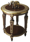Ranthore Round Brass Accent Table