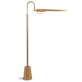 Raven Floor Lamp - Natural Brass - - Decor - Tipplergoods