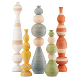 Ringling Large Vase - Orange/Natural - - Decor - Tipplergoods