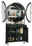 Rob Roy Wine & Bar Cabinet - Aged Mocha - - Furniture - Tipplergoods
