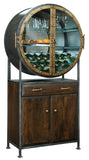 Rob Roy Wine & Bar Cabinet - Rustic Hardwood - - Furniture - Tipplergoods